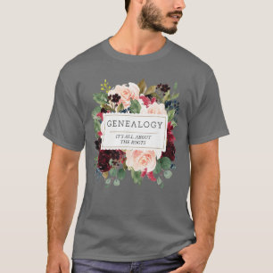 Genealogie Genealoge Geschenk Damen Familienforsch T-Shirt