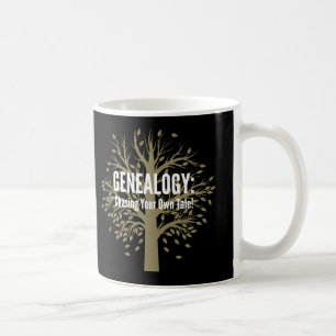 Genealogie Kaffee Tasse (schwarz)