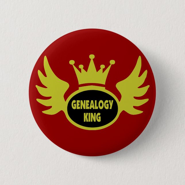 Genealogie-König Button (Vorderseite)