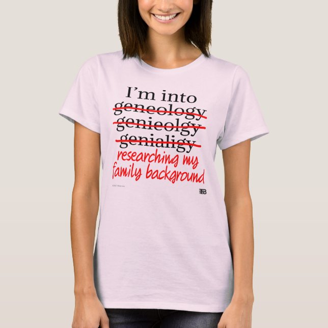 Genealogie-Liebhabert-stück (Frauen) T-Shirt (Vorderseite)