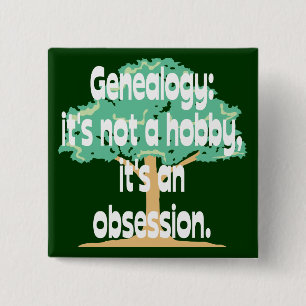 Genealogie-Obsession Button
