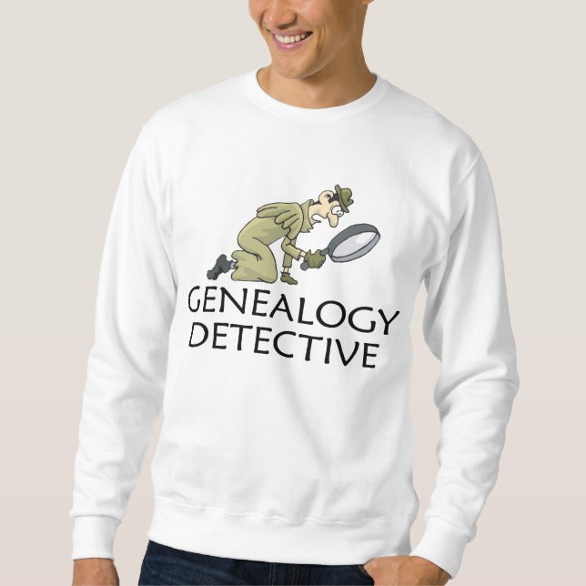 Genealogie-privater Detektiv Sweatshirt (Vorderseite)