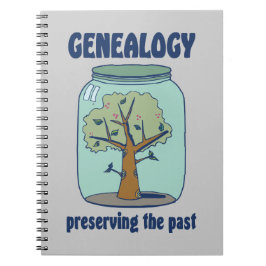 Genealogie, welche die Vergangenheit konserviert Notizblock