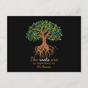 Genealogie Wichtig als Blätter DNA-Familie Postkarte