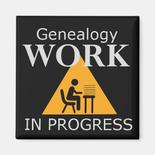 Genealogische Arbeit im Progress-Magnet Magnet