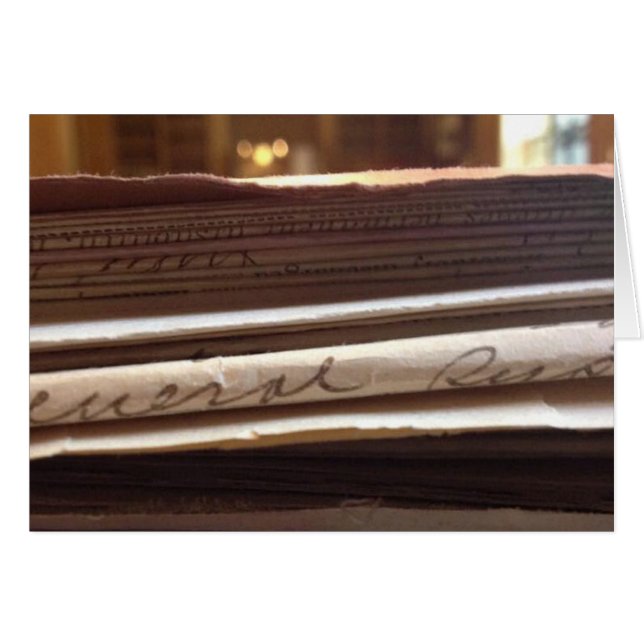 Genealogische Blindkarte - horizontal (Vorderseite (Horizontal))