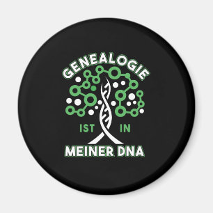 Genealogische DNA Baumgenealogie Familiengeschenk Magnet
