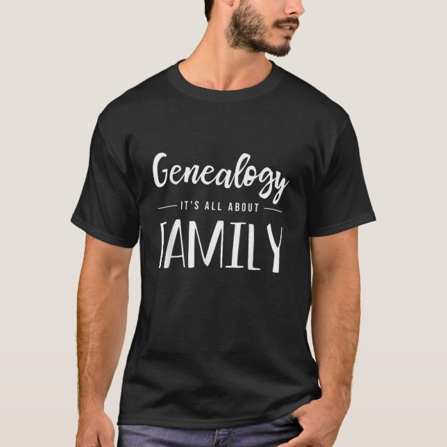 Genealogische Familienbaum Genealogische Herkunft  T-Shirt (Vorderseite)