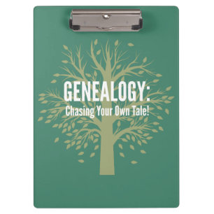 Genealogische Zwischenablage Klemmbrett