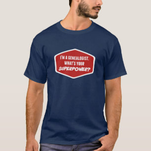 Genealogischer Supermacht-T - Shirt
