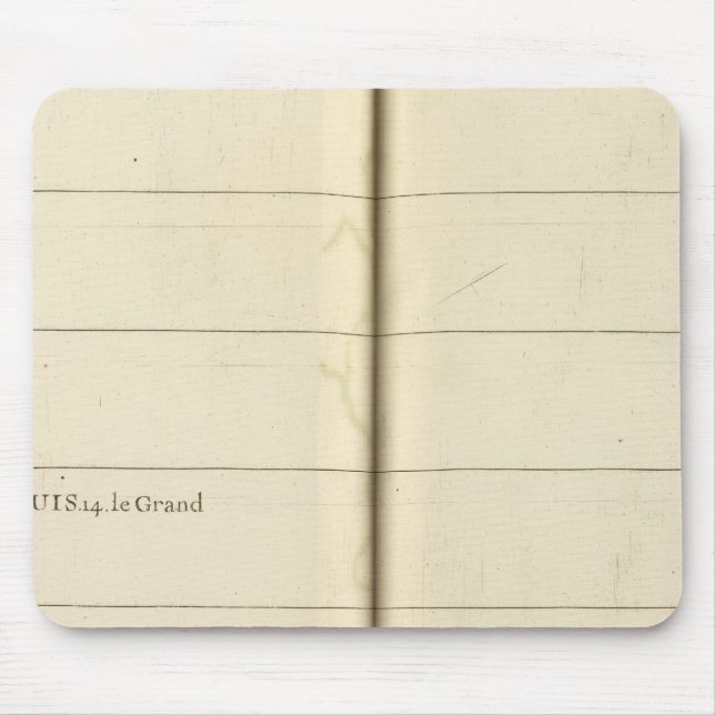 Genealogischer Tisch, Frankreich 2 Mousepad (Vorne)