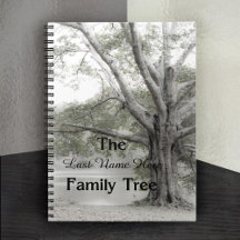 Genealogisches Familienbaum-Notebook