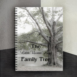Genealogisches Familienbaum-Notebook Notizblock