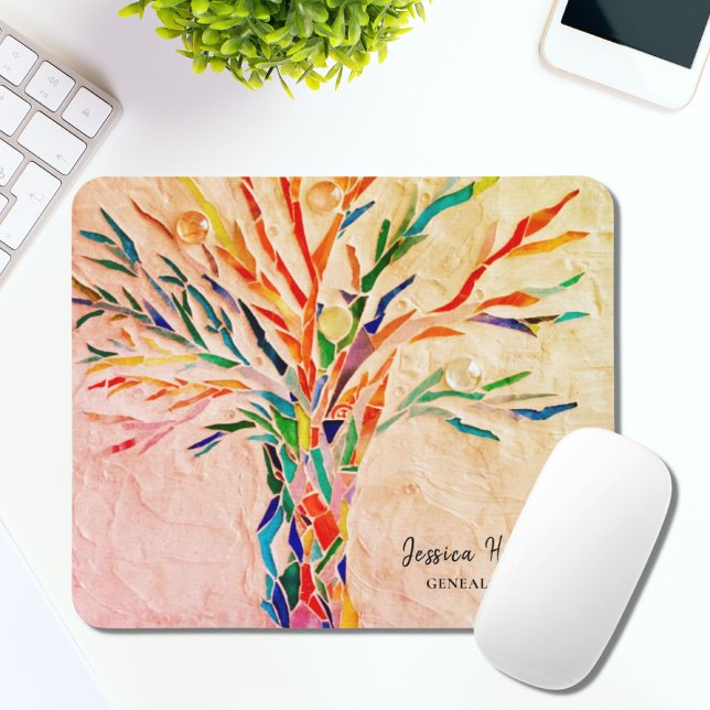 Genealogist Familienbaum Personalisiert Mousepad (Von Creator hochgeladen)