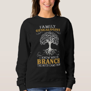 Genealogist für Familiengeschichte Sweatshirt