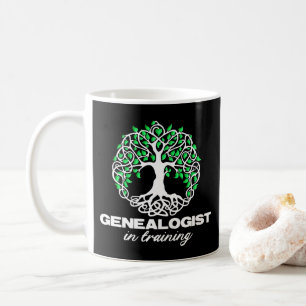 Genealogist in der Ausbildung Funny Genealogie Tre Kaffeetasse