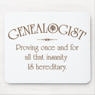 GENEALOGIST. MOUSEPAD
