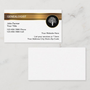 Genealogist-Visitenkarten Visitenkarte