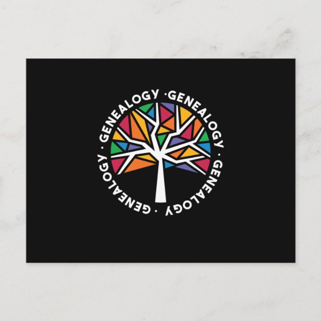 Genealogy Genealogists Family Historian Gift Postkarte (Vorderseite)