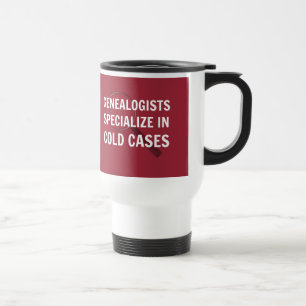 Genealogy Travel Mug (rot) Reisebecher