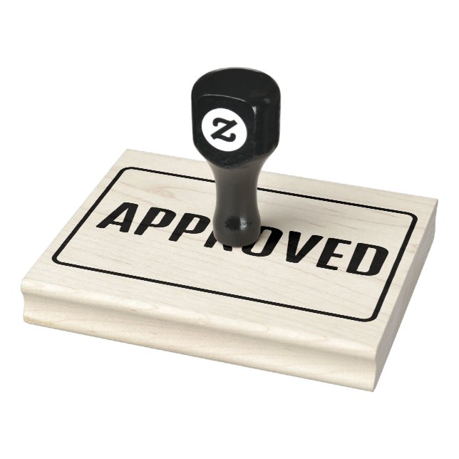 GENEHMIGT GUMMISTEMPEL (Stempel)