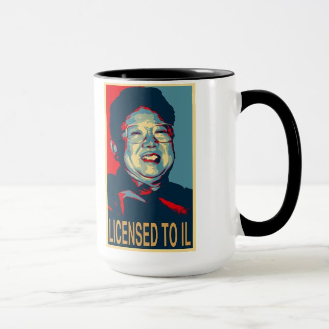 Genehmigt zur IL-Parodie-Tasse Tasse (Rechts)
