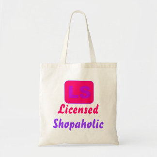 Genehmigtes Shopaholic Tragetasche