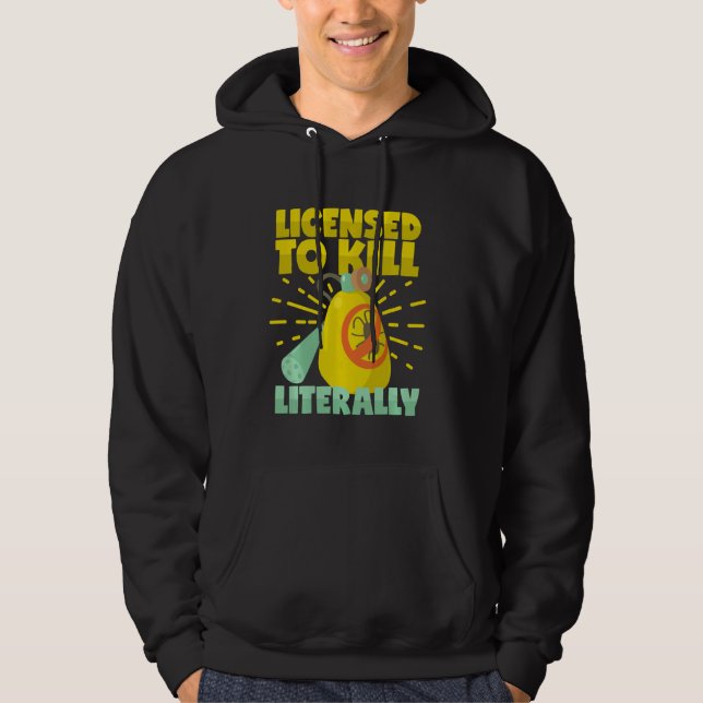 Genehmigung zum Töten von Kontrolle-Exterminat Hoodie (Vorderseite)