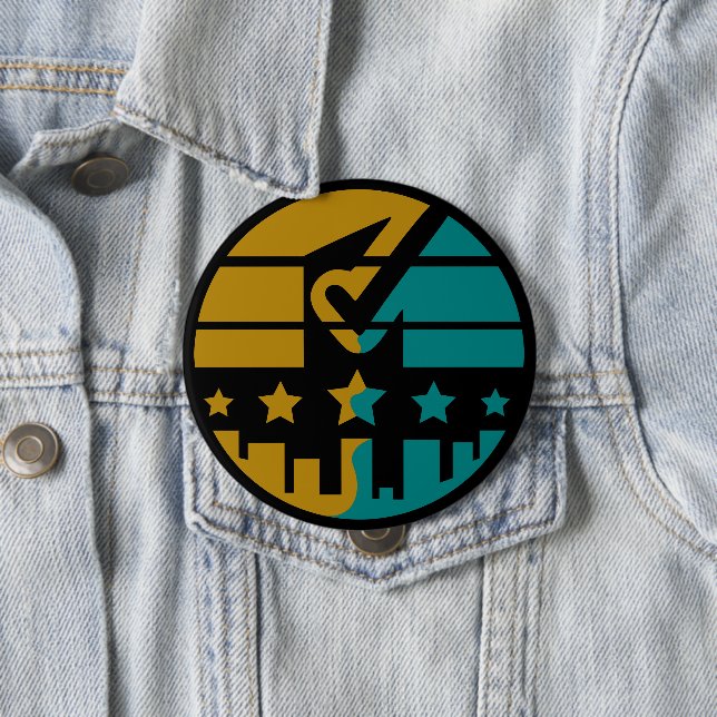 Genehmigungsstufen - Eine moderne Perspektive Button (Beispiel)