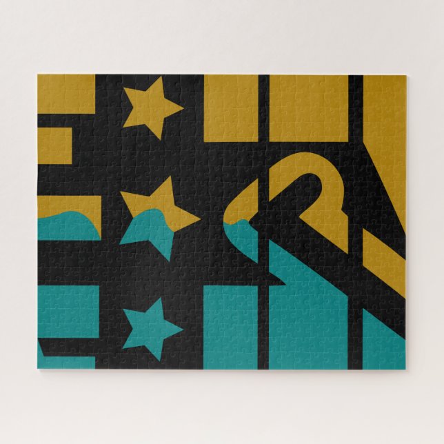 Genehmigungsstufen - Eine moderne Perspektive Puzzle (Horizontal)