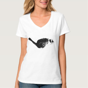 Geneigter Fokus, Vektor-Präsenz T-Shirt