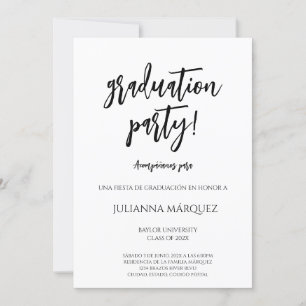 Generación 2024 invitación de graduación einladung