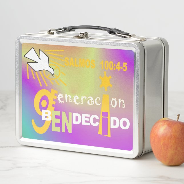 GeneraCion GeneraTion gesegnete Esp & Eng© Lunch B Metall Brotdose (Beispiel)