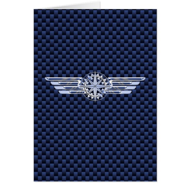 General Air Pilot Chrome like Wings Compass (Vorne)