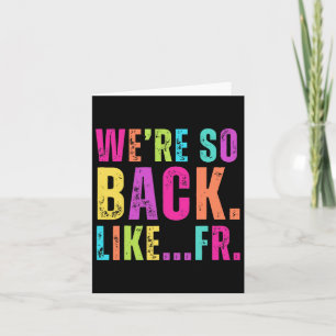 General Alpha Slang Gen Z Back To School 2025 Lehr Karte