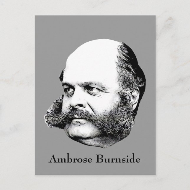 General Ambrose Burnside, ziviler Krieg Postkarte (Vorderseite)