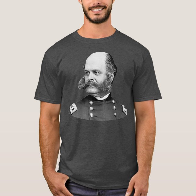 General Ambrose Burnside Ziviler Krieg T-Shirt (Vorderseite)