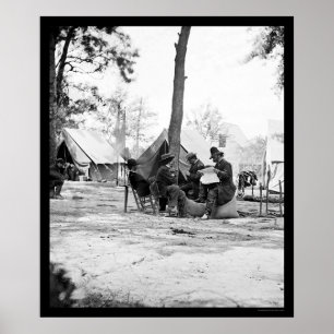 General Ambrose E. Burnside und Matthew Brady 1863 Poster