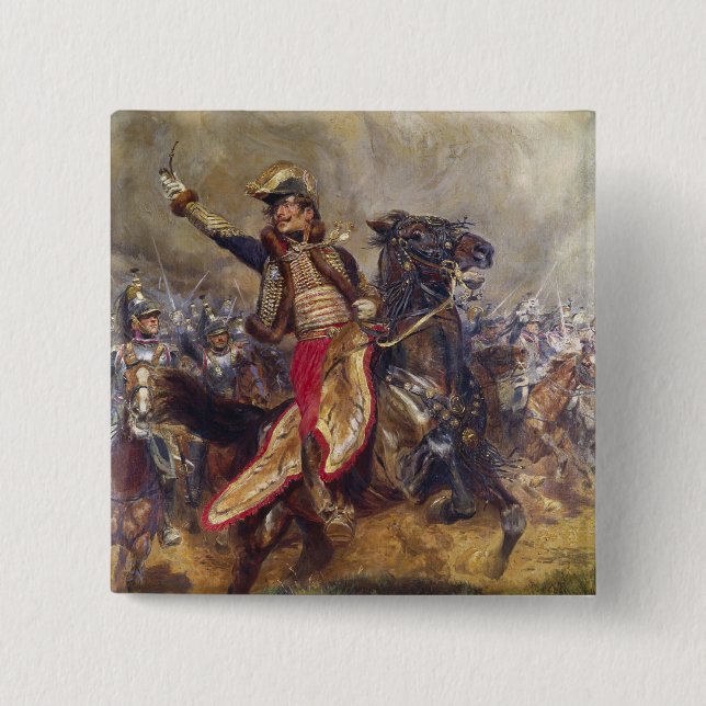 General Antoine-Charles-Louis Lasalle 1912 Button (Vorderseite)