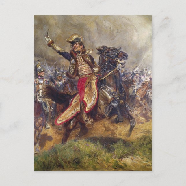 General Antoine-Charles-Louis Lasalle 1912 Postkarte (Vorderseite)