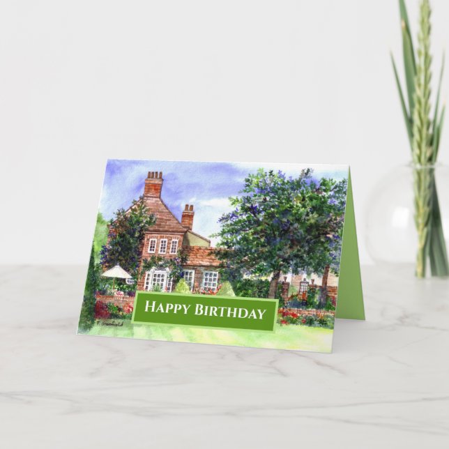 General Birthday The Manor House York England Karte (Vorderseite)