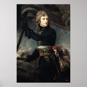 General Bonaparte auf der Brücke bei Arcole Poster