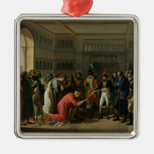 General Bonaparte Giving eine Klinge zu Silbernes Ornament