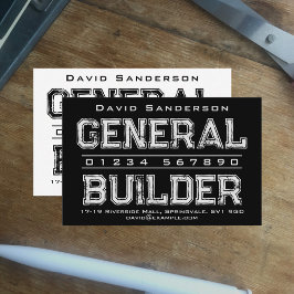 General Builder Business Card Visitenkarte