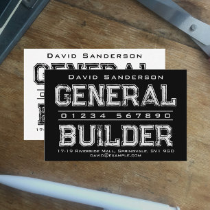 General Builder Business Card Visitenkarte