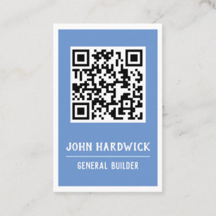 General Builder mit QR Code Business Card Visitenkarte