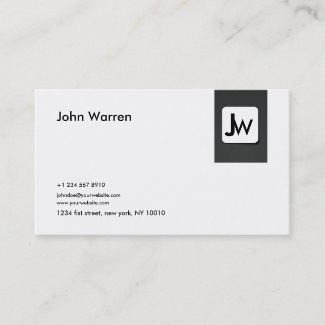 General Business Card Visitenkarte (Vorderseite)