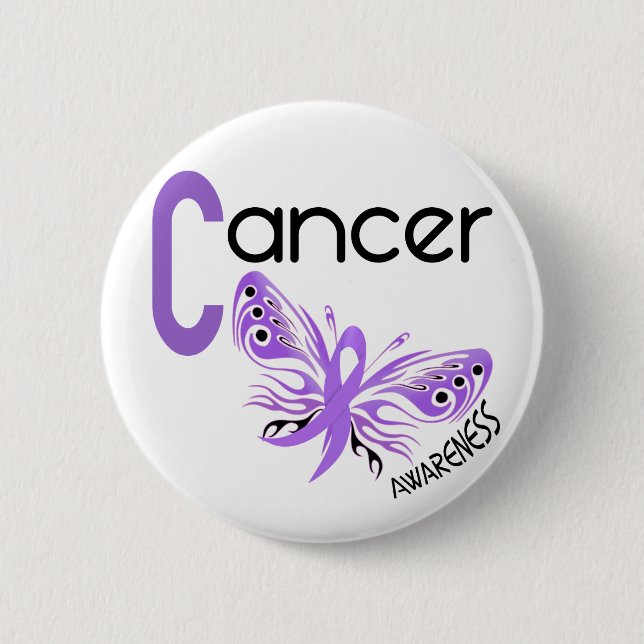 General Cancer BUTTERFLY 3,1 Button (Vorderseite)