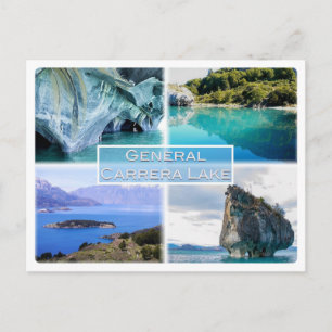 GENERAL CARRERA LAKE - Argentina Postkarte