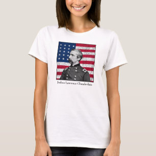 General Chamberlain und die amerikanische Flagge T-Shirt